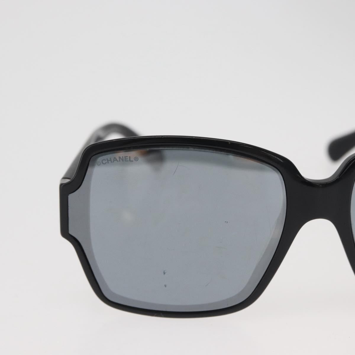 Chanel Logo Cc Plastic Black Plastic Sunglasse Accessory (Pre-Owned)