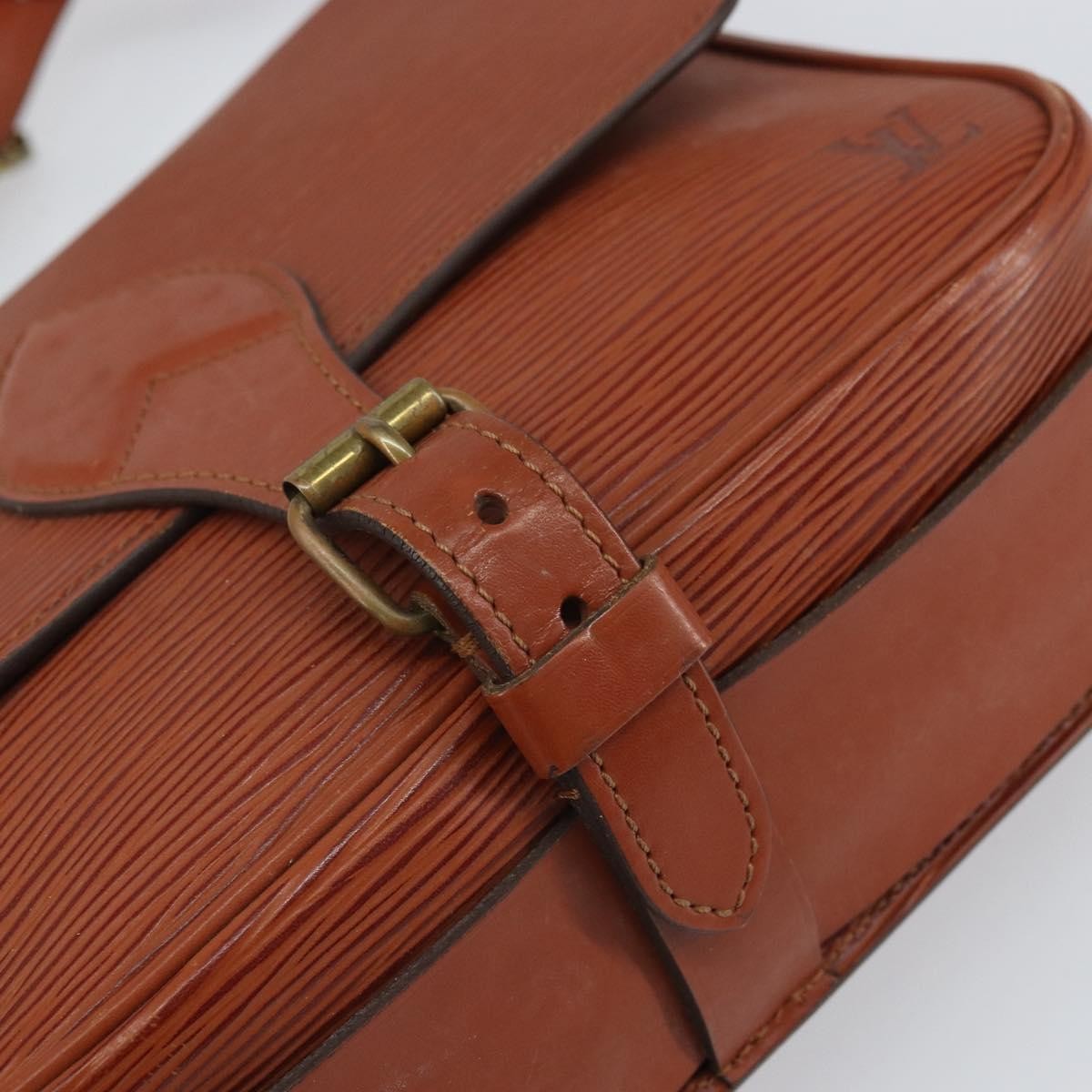 Louis Vuitton Cartouchiere Epi Leather Brown Leather Shoulder Bag Bag (Pre-Owned)