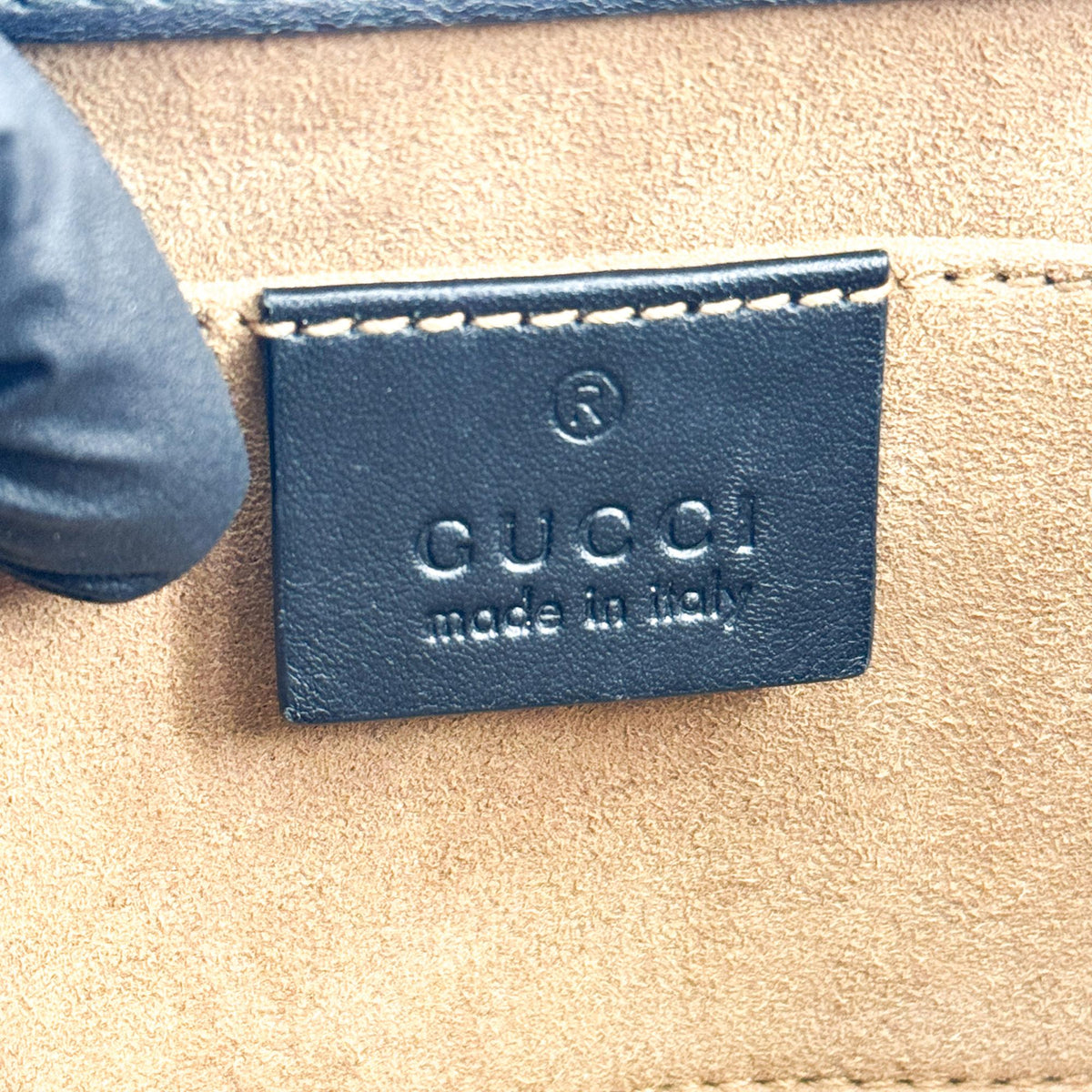Gucci Padlock Top Handle Gg Coated Canvas And Leather Black Canvas Handbag (Pre-Owned)