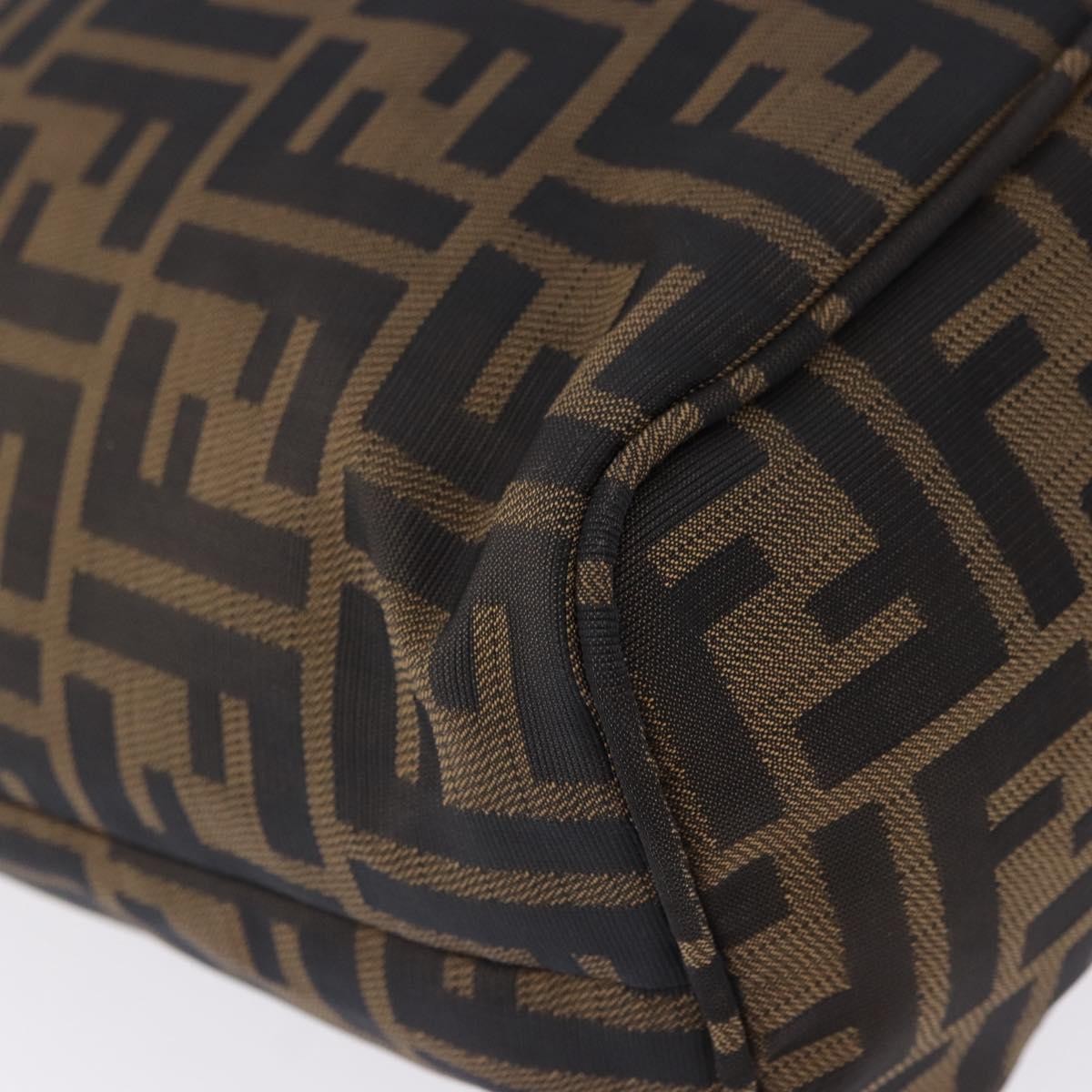 Fendi Zucca Canvas Brown Canvas Tote Bag Bag (Pre-Owned)