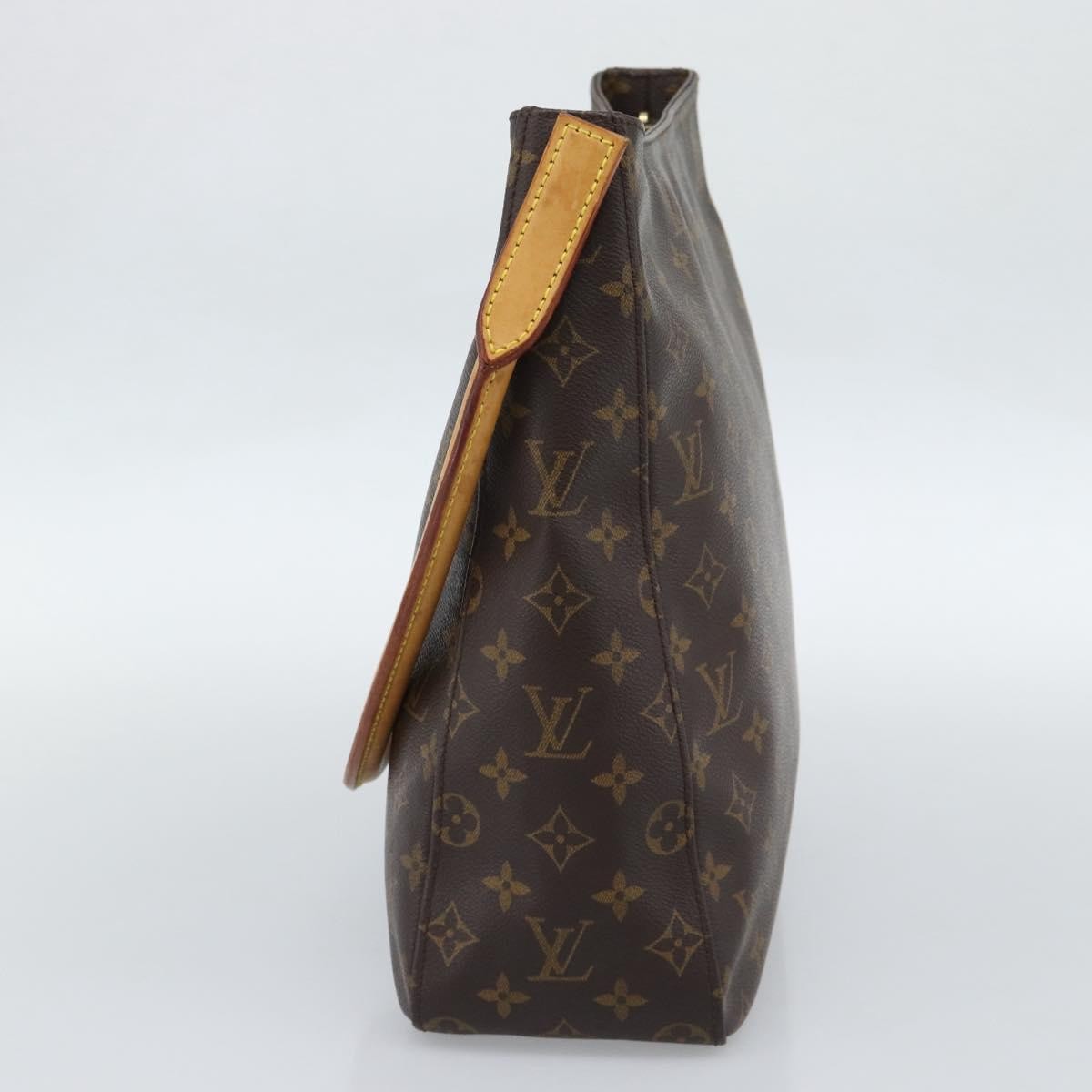 Louis Vuitton Looping Monogram Canvas Brown Canvas Handbag (Pre-Owned)