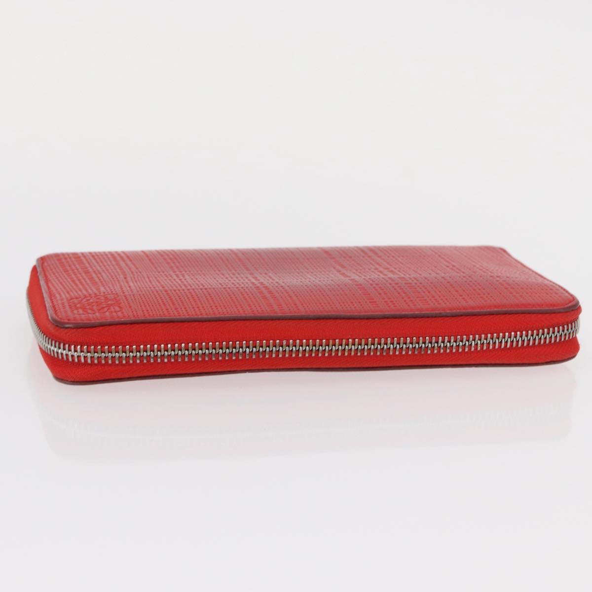 Loewe Anagram Leather Red Leather Wallets Accessory (Pre-Owned)