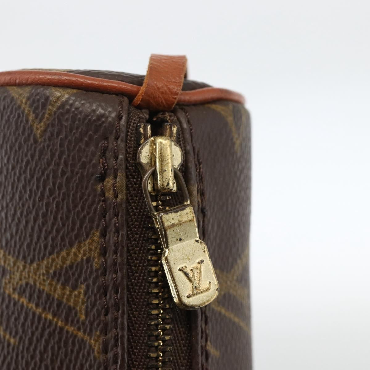 Louis Vuitton Papillon Pochette Monogram Canvas Brown Canvas Clutche & Pouche Bag (Pre-Owned)