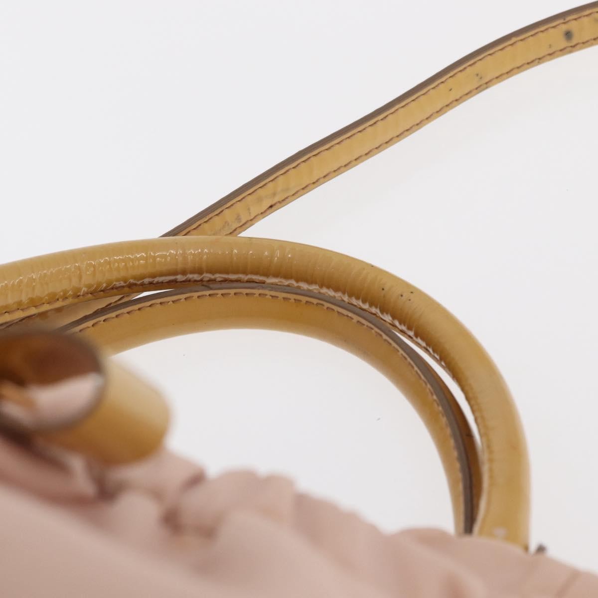 Salvatore Ferragamo Vala Nylon Pink Nylon Handbag (Pre-Owned)