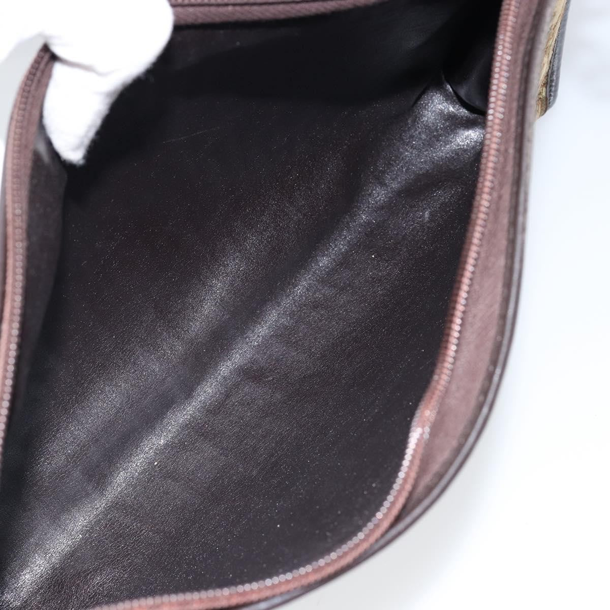 Christian Dior Vintage Trotter Canvas Beige Canvas Shoulder Bag Bag (Pre-Owned)