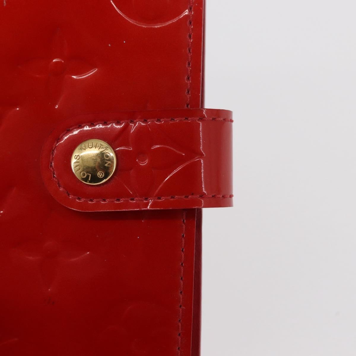 Louis Vuitton Agenda Cover Patent Leather Red Patent_Leather Toiletry Case Accessory (Pre-Owned)