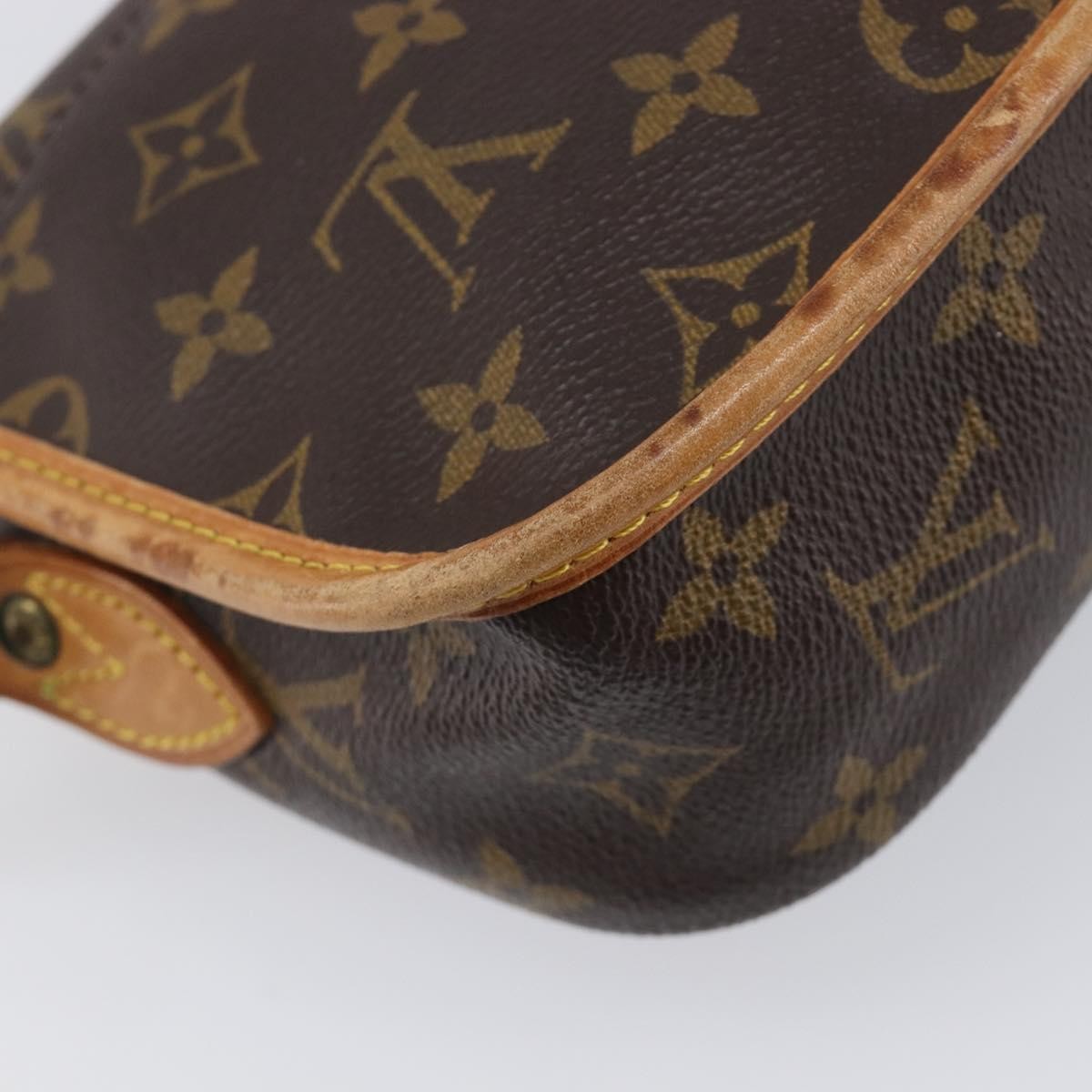Louis Vuitton Sac Gibeciere Messenger Monogram Canvas Brown Canvas Shoulder Bag Bag (Pre-Owned)