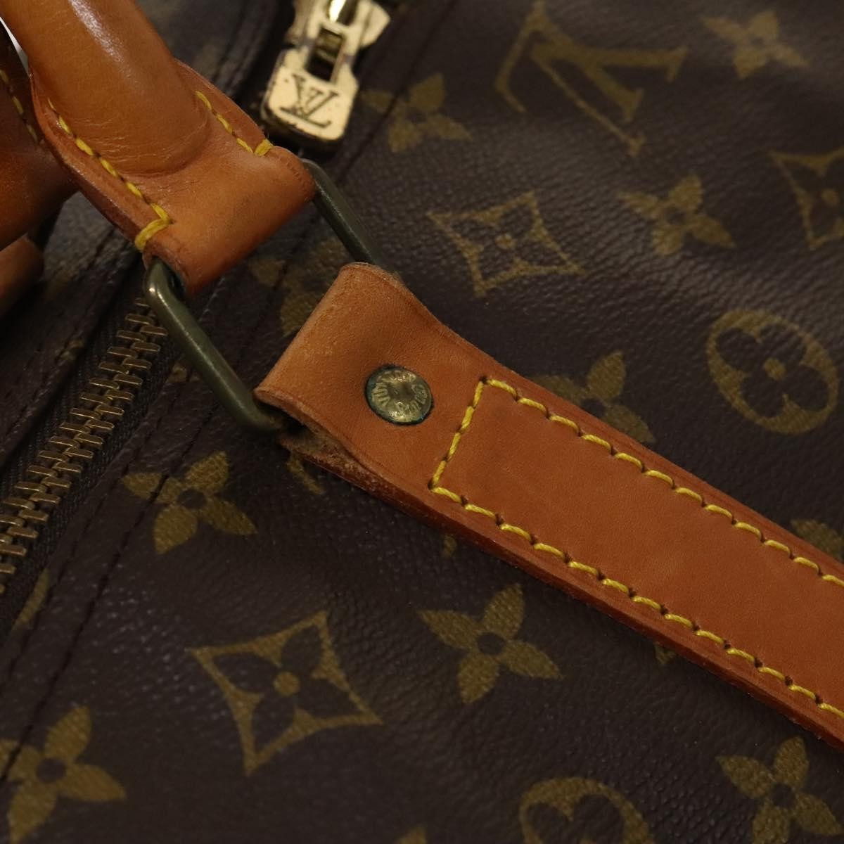 Louis Vuitton Keepall Monogram Canvas Brown Canvas Travel Bag Bag (Pre-Owned)