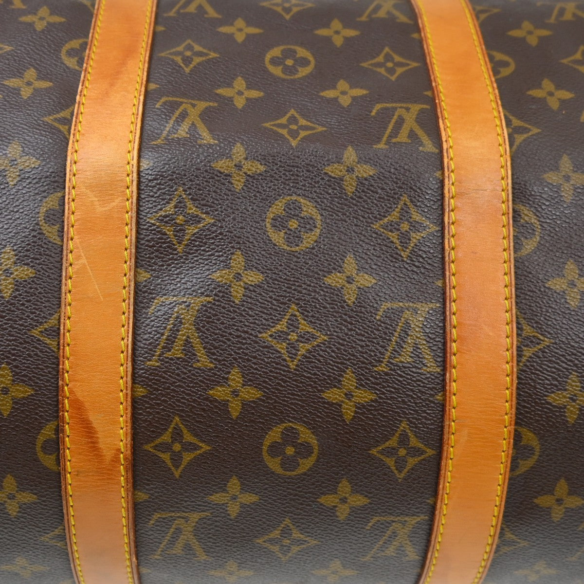 Louis Vuitton Keepall Monogram Canvas Brown Canvas Travel Bag Bag (Pre-Owned)