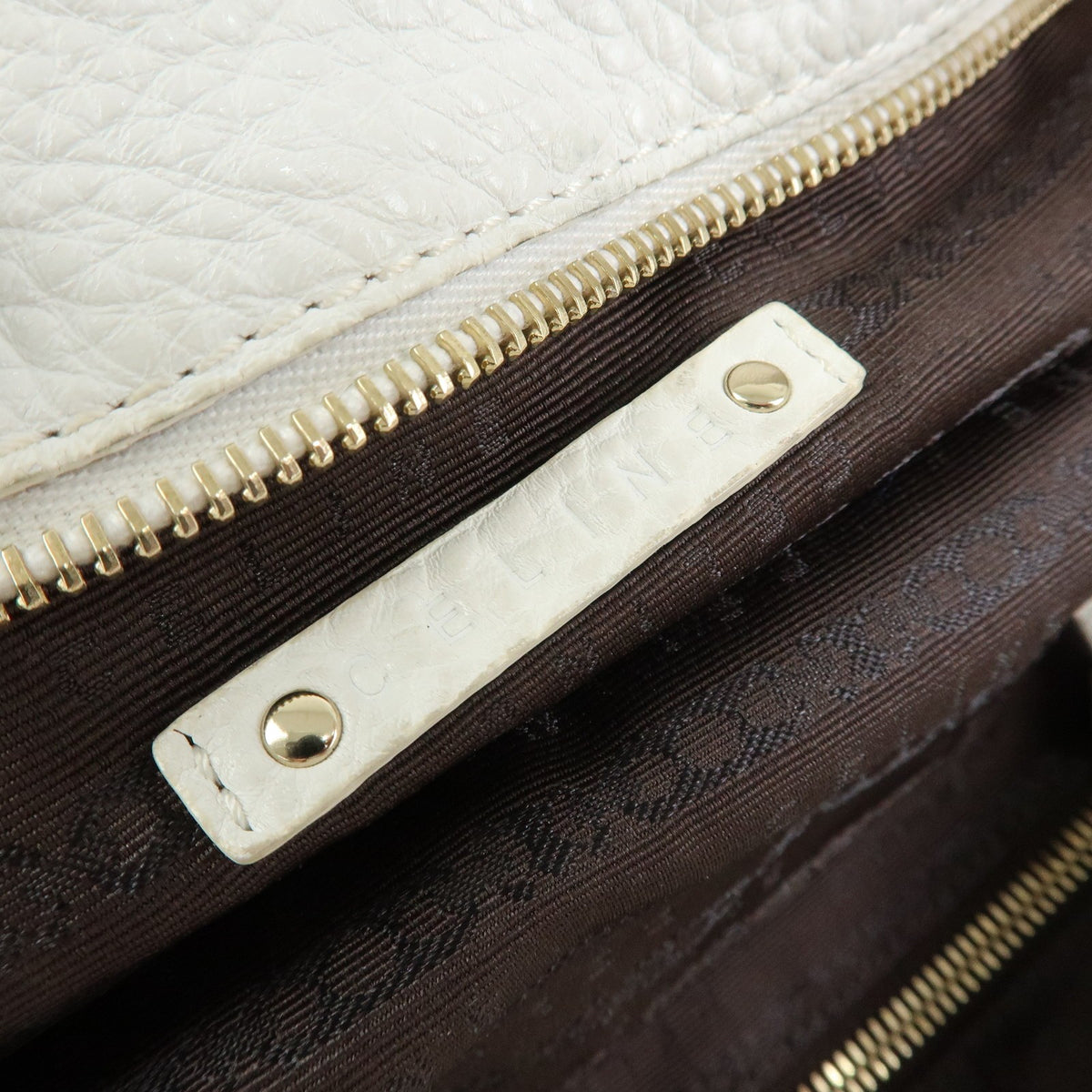 Celine Bittersweet Leather White Leather Handbag (Pre-Owned)