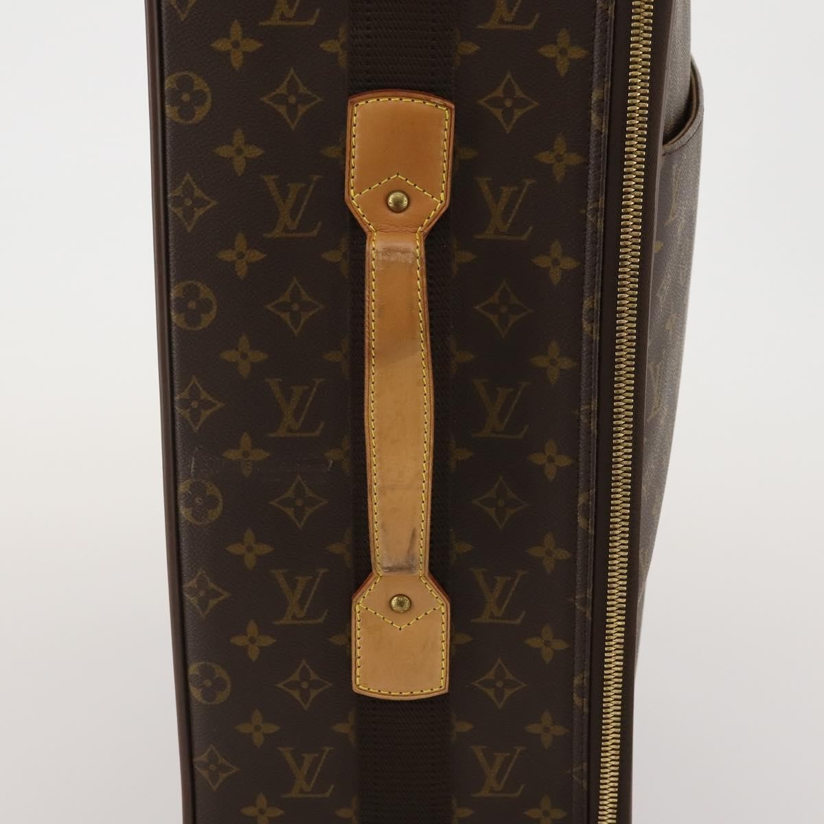 Louis Vuitton Pegase Luggage Monogram Canvas Brown Canvas Travel Bag Bag (Pre-Owned)