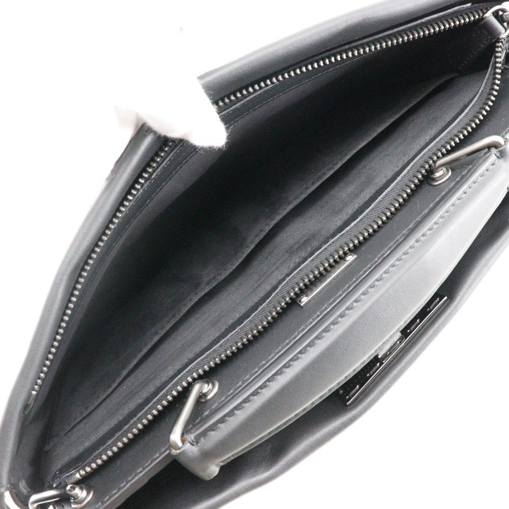 Fendi Peekaboo Iconic Fit Leather Black Leather Briefcase Bag (Pre-Owned)