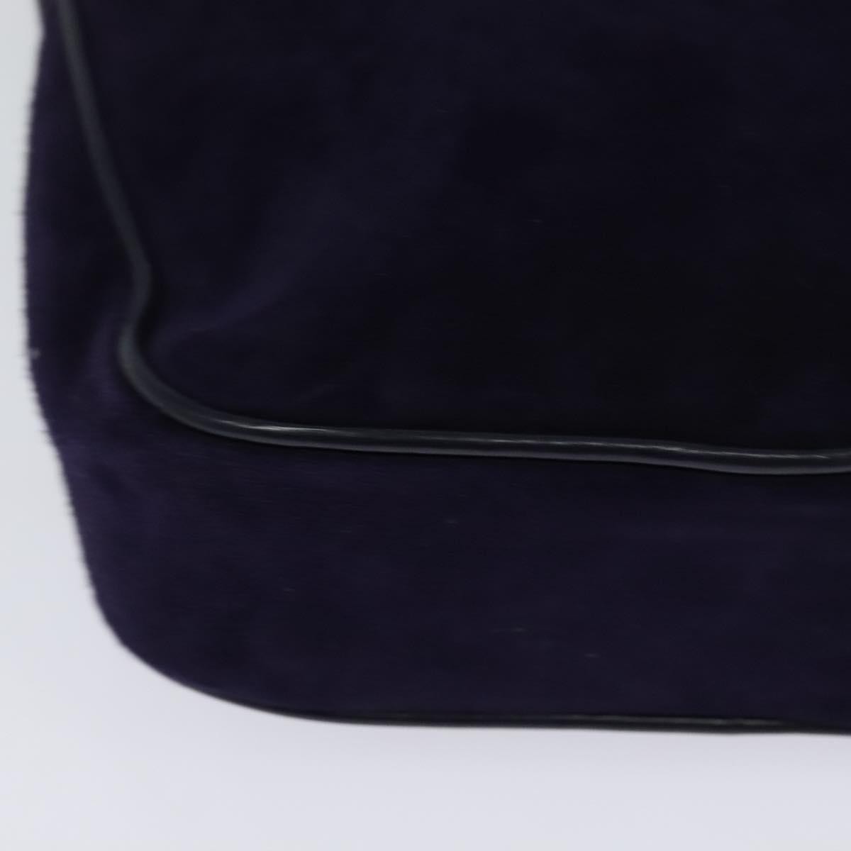 Salvatore Ferragamo Gancini Suede Purple Suede Shoulder Bag Bag (Pre-Owned)