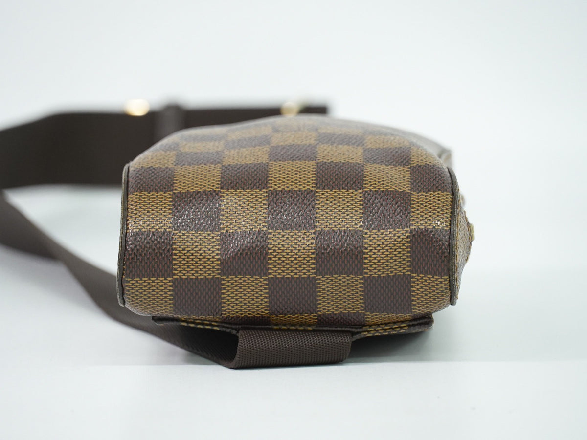 Louis Vuitton Geronimos Damier Brown Canvas Clutche & Pouche Bag (Pre-Owned)