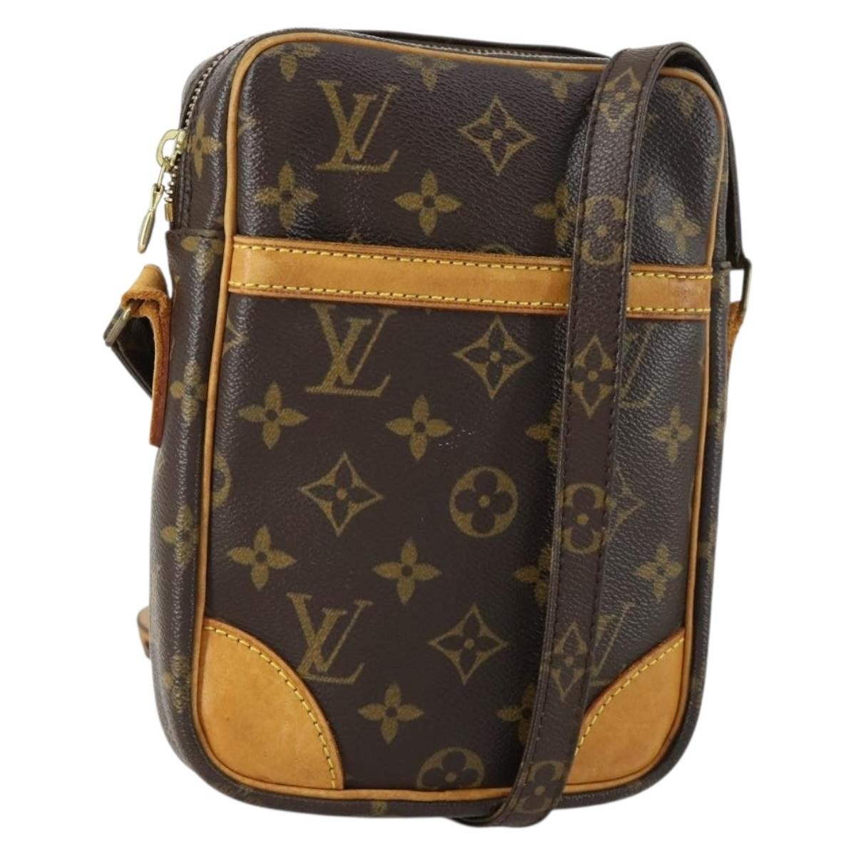 Louis Vuitton Danube Monogram Canvas Brown Canvas Shoulder Bag Bag (Pre-Owned)