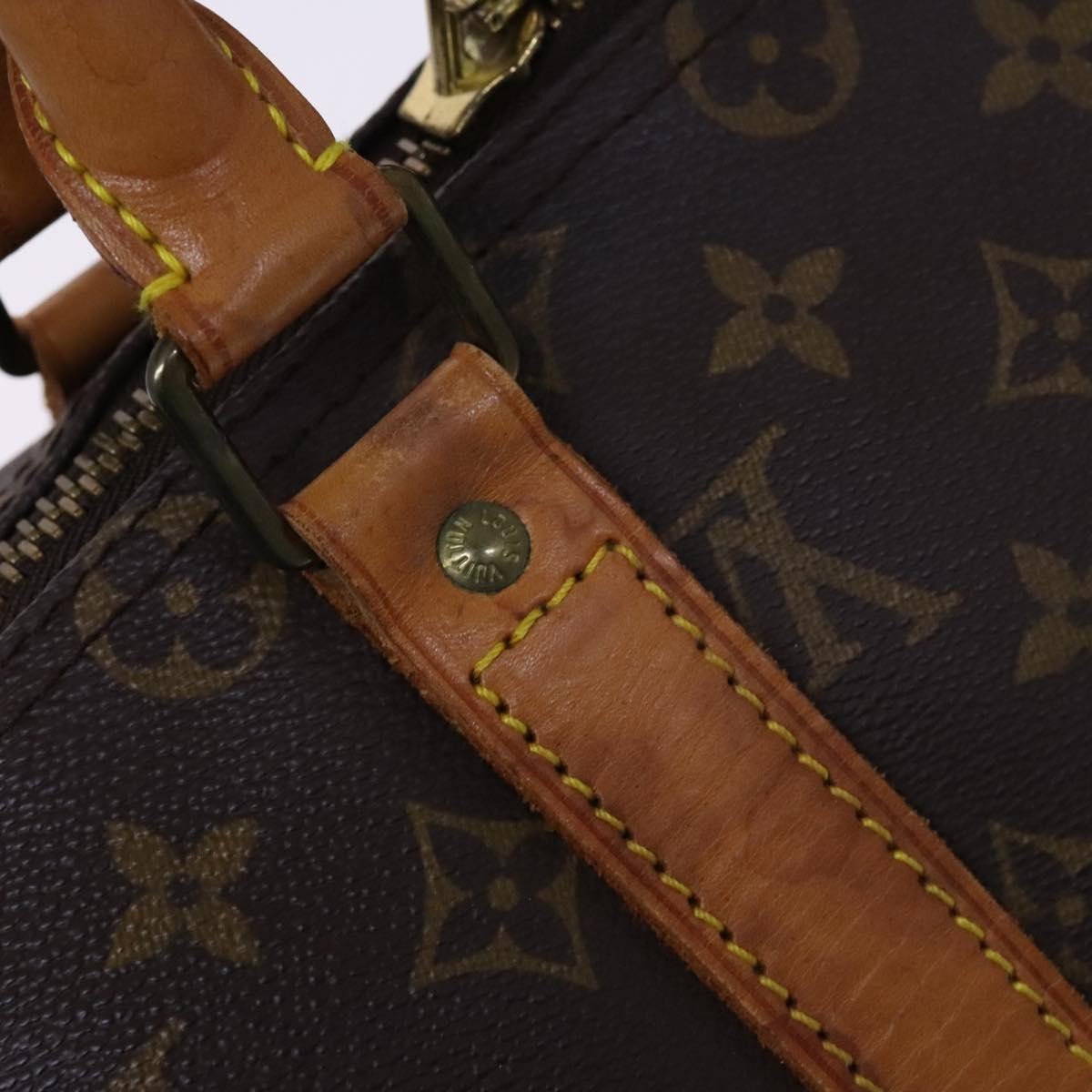 Louis Vuitton Keepall Monogram Canvas Brown Canvas Travel Bag Bag (Pre-Owned)
