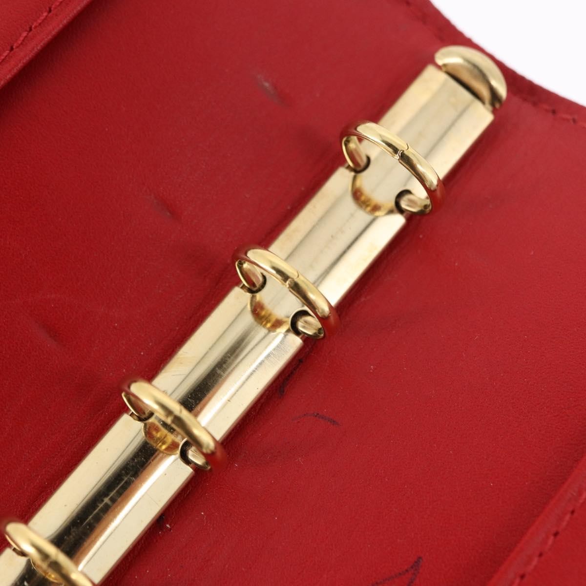 Louis Vuitton Agenda Cover Patent Red Patent_Leather Clutche & Pouche Bag (Pre-Owned)