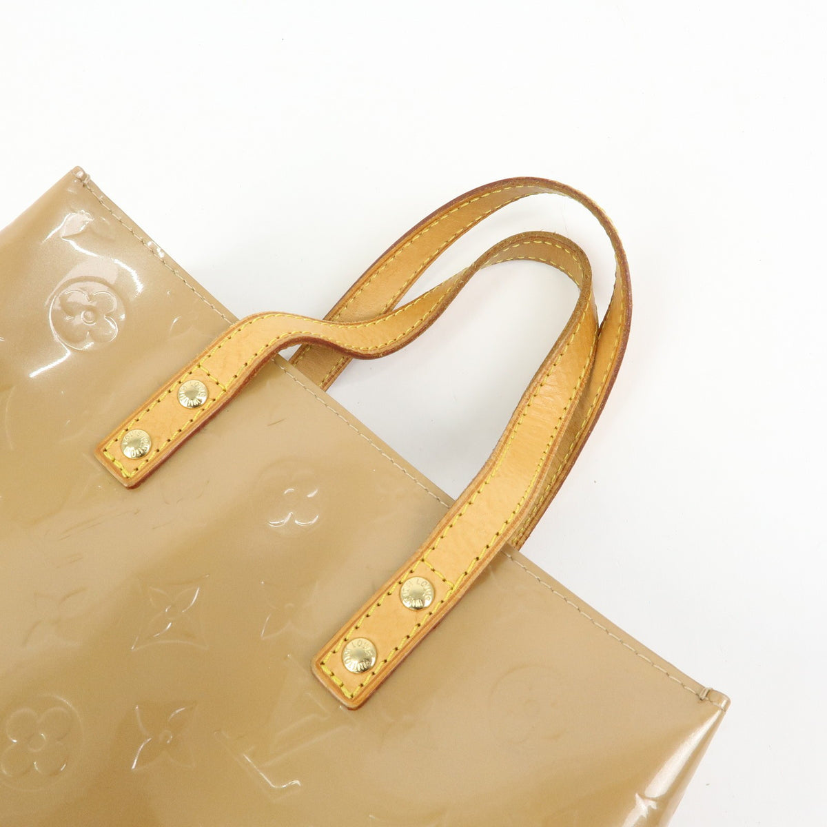 Louis Vuitton Reade Monogram Vernis Brown Patent_Leather Handbag (Pre-Owned)