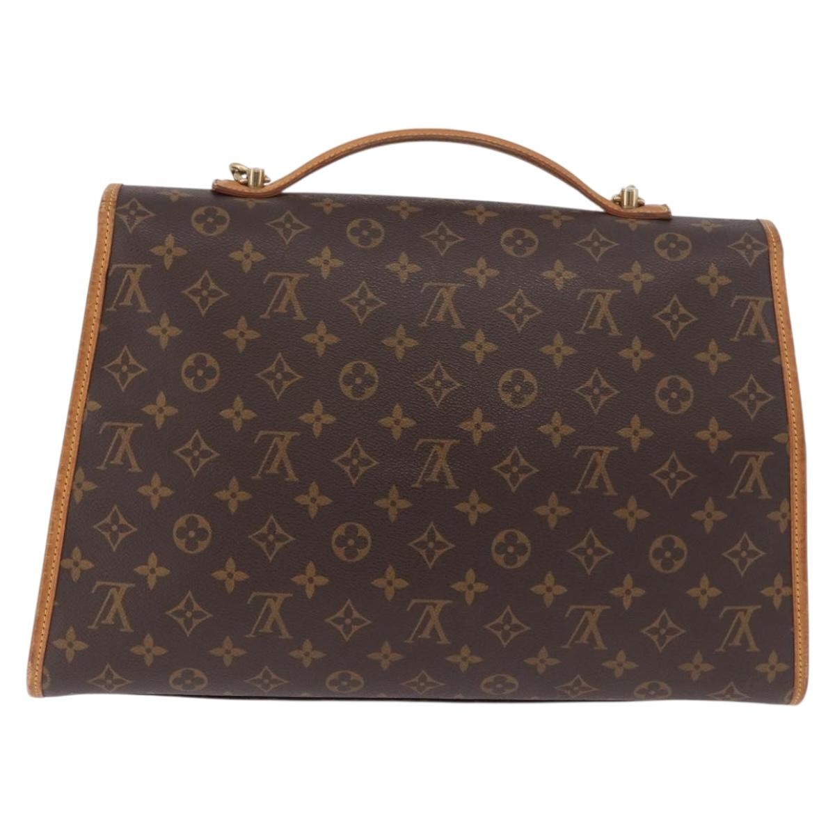 Louis Vuitton Beverly Monogram Canvas Brown Canvas Briefcase Bag (Pre-Owned)