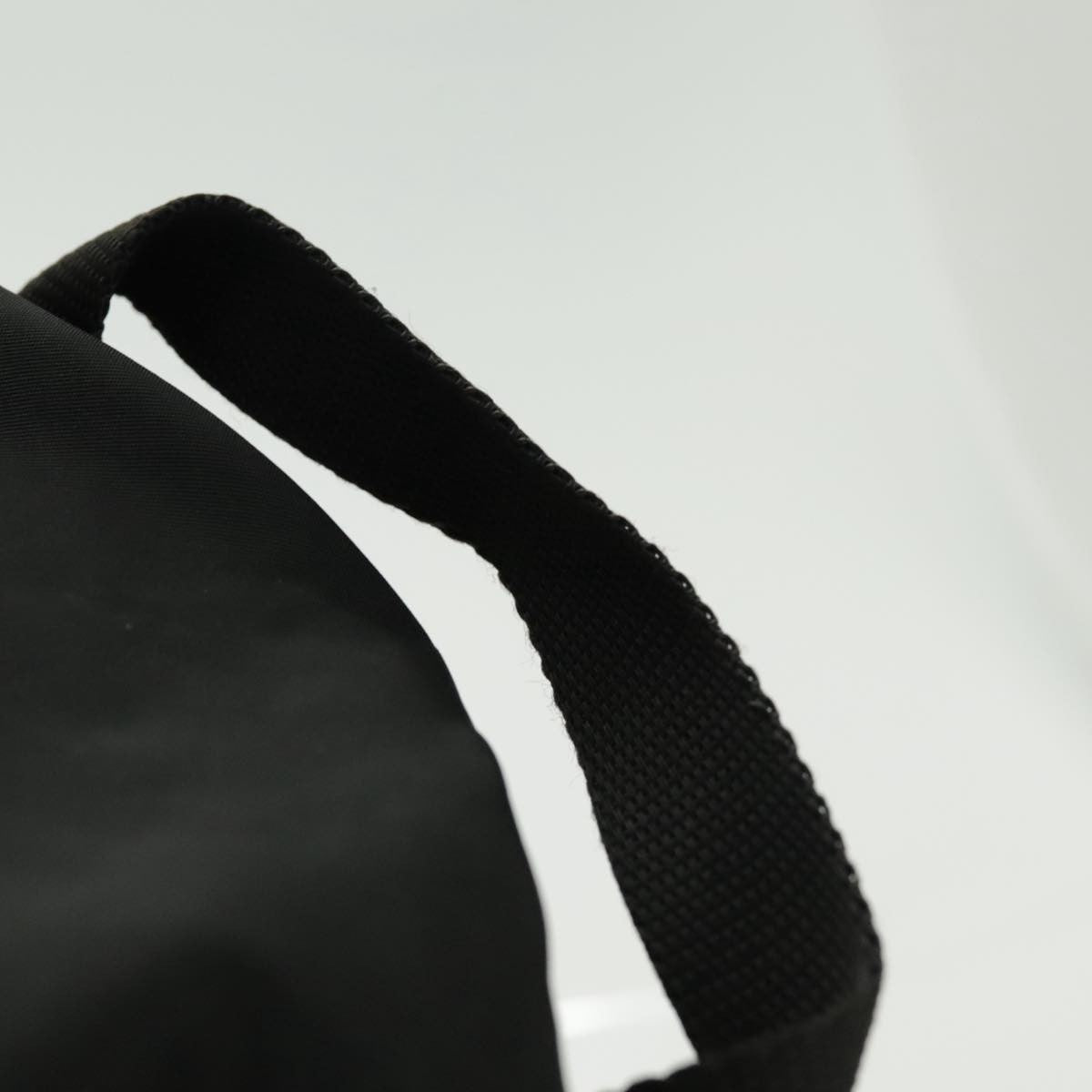 Prada Double Front Pocket Tessuto Black Nylon Backpack Bag (Pre-Owned)