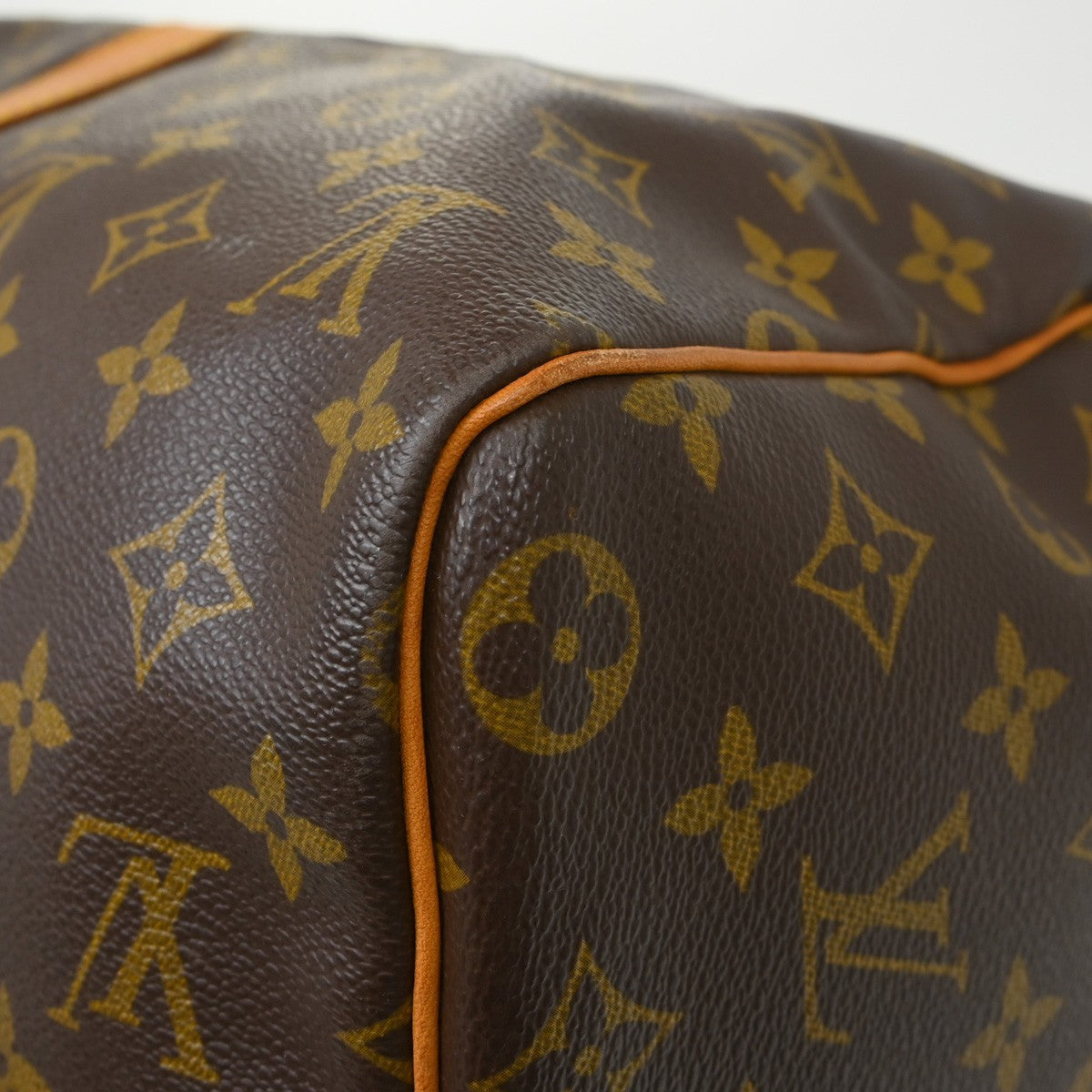 Louis Vuitton Keepall Monogram Canvas Brown Canvas Travel Bag Bag (Pre-Owned)