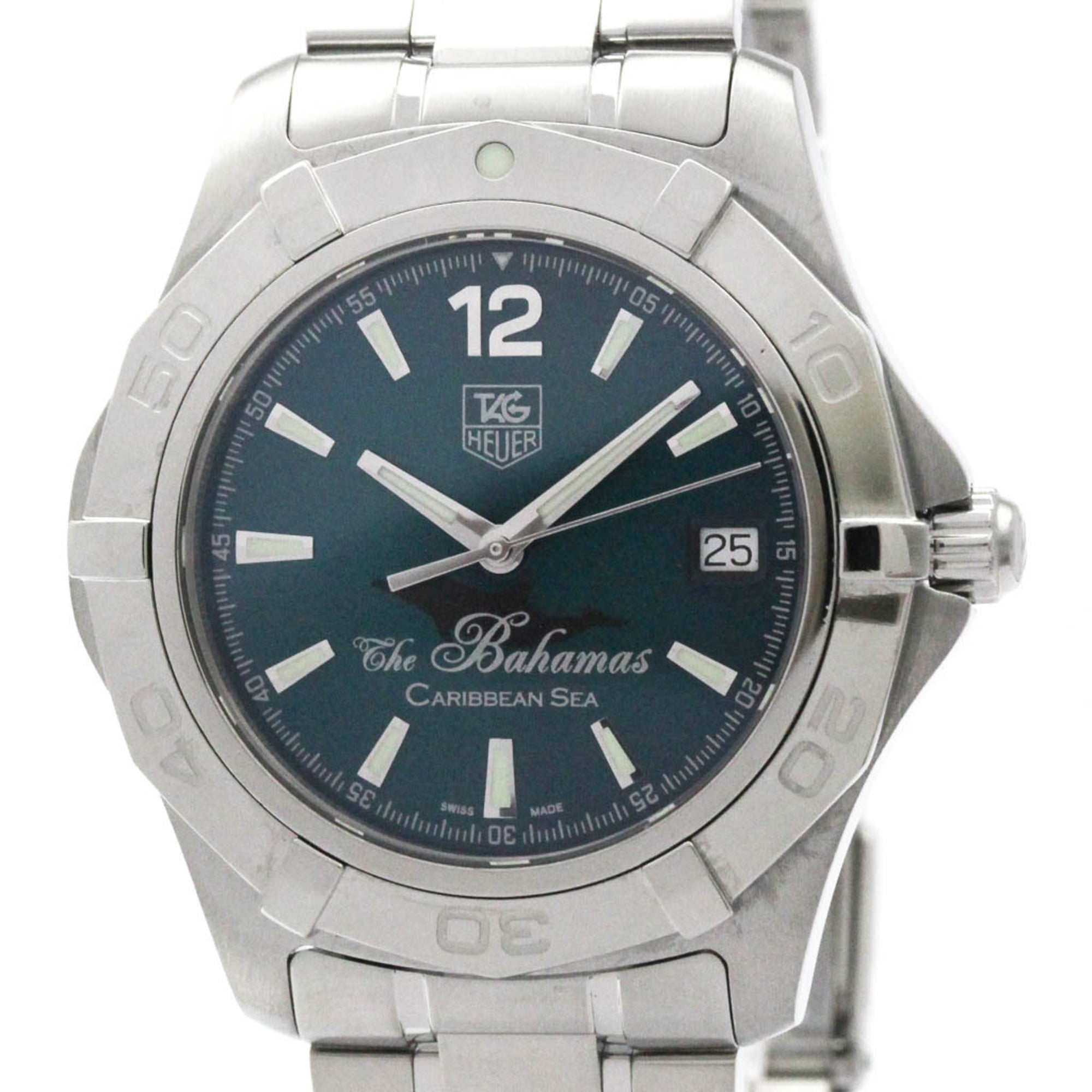 Tag Heuer Aquaracer Bahamas Caribbean Stainless Steel Watch (Pre-Owned)