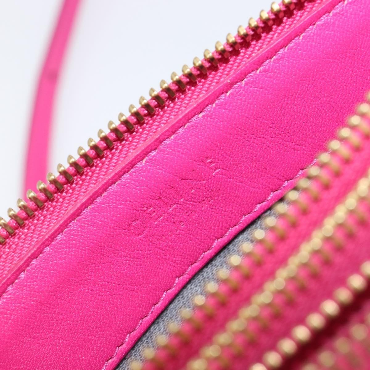 Celine Trio Leather Pink Leather Crossbody Bag Bag (Pre-Owned)