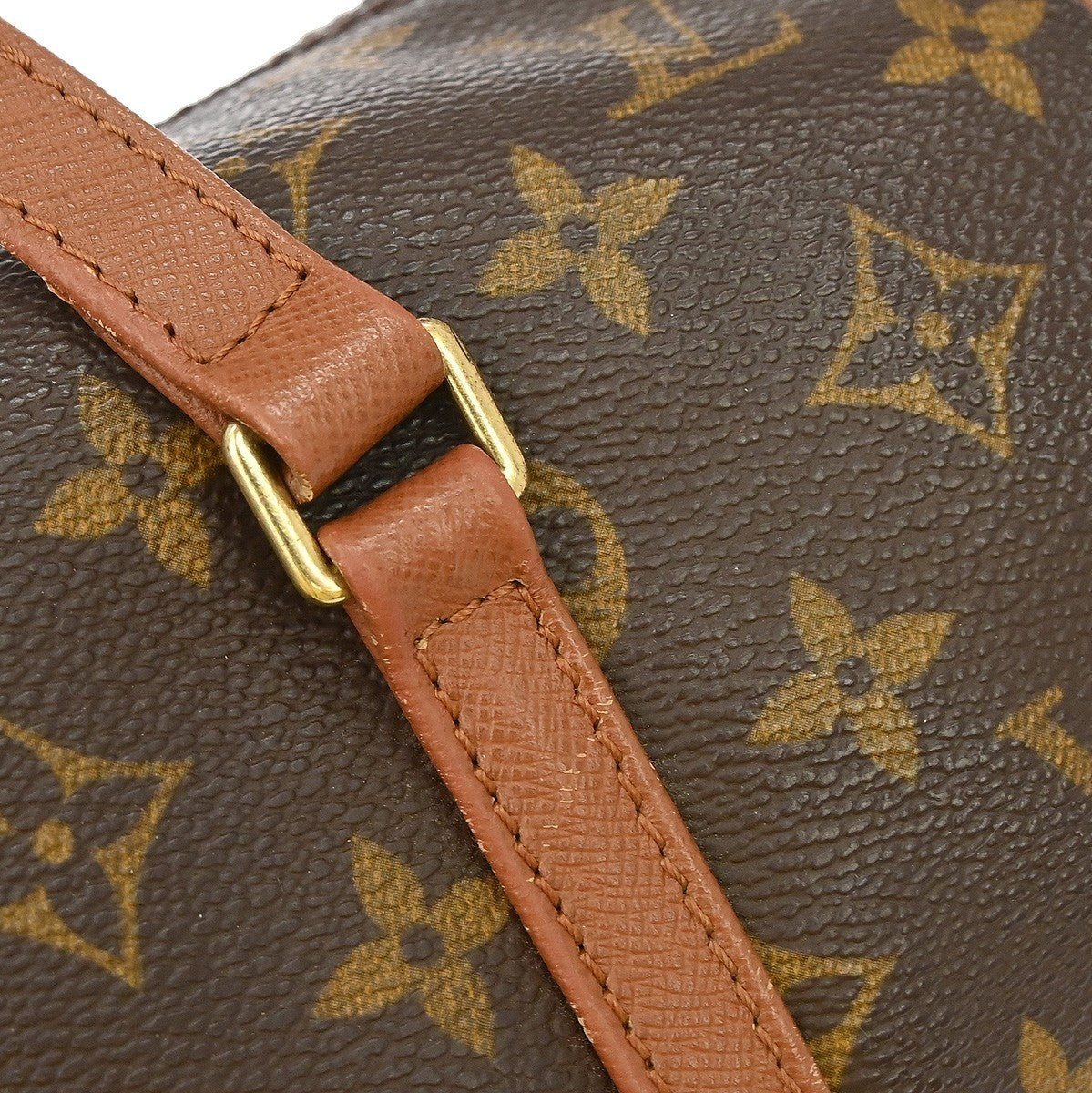 Louis Vuitton Papillon Monogram Canvas Brown Canvas Handbag (Pre-Owned)