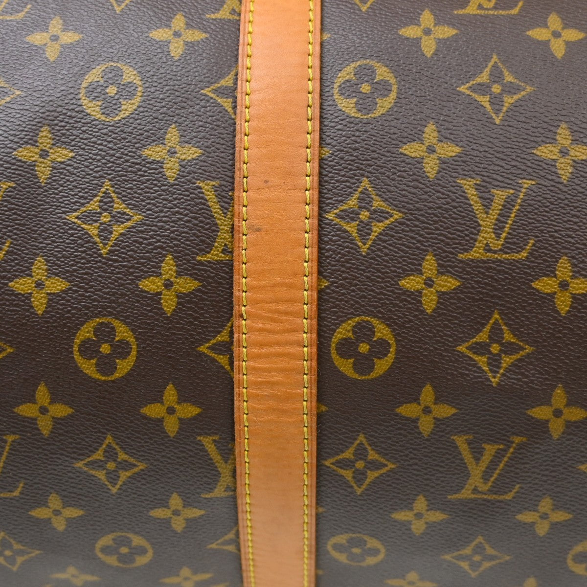 Louis Vuitton Keepall Monogram Brown Canvas Travel Bag Bag (Pre-Owned)