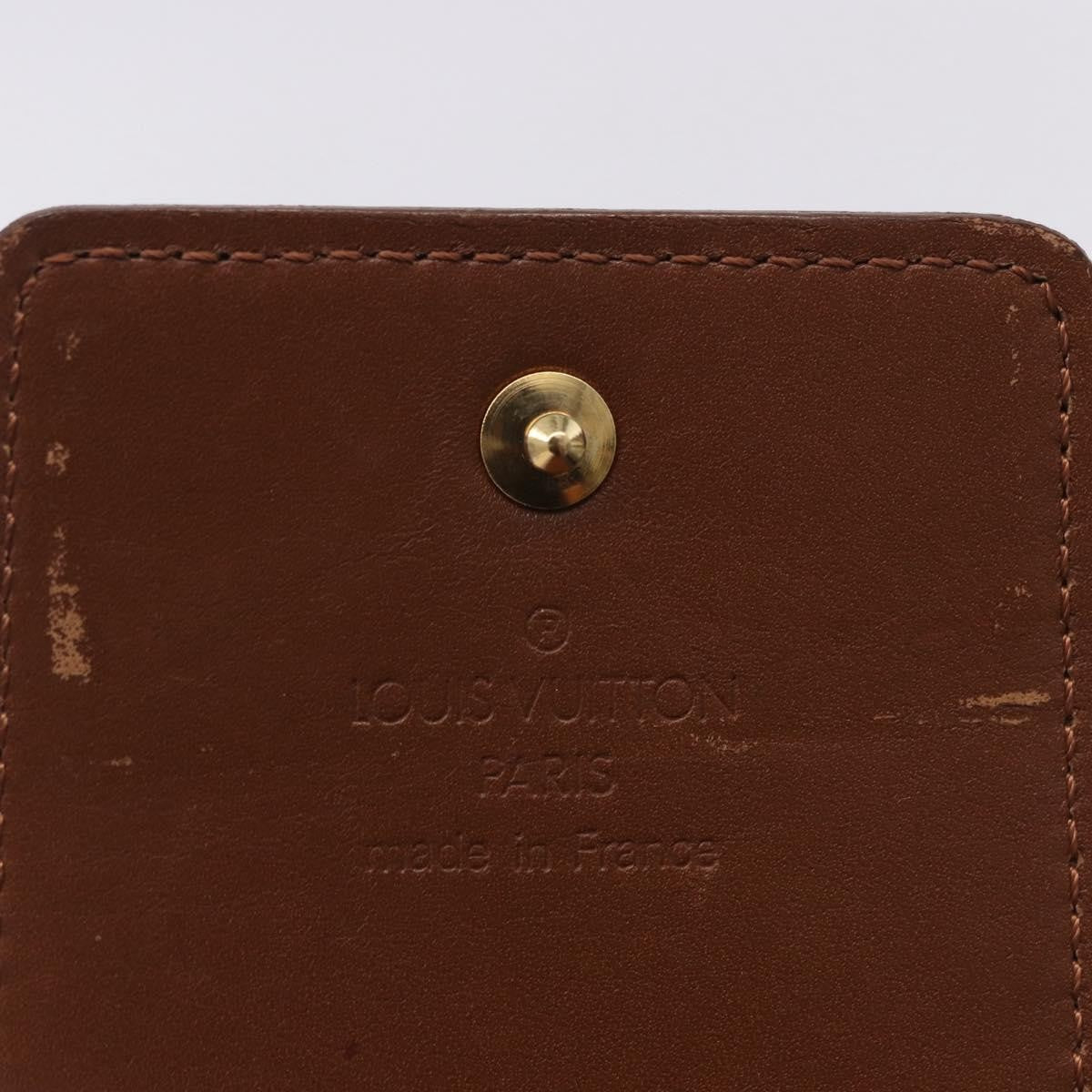 Louis Vuitton Walker Monogram Vernis Brown Patent_Leather Wallets Accessory (Pre-Owned)