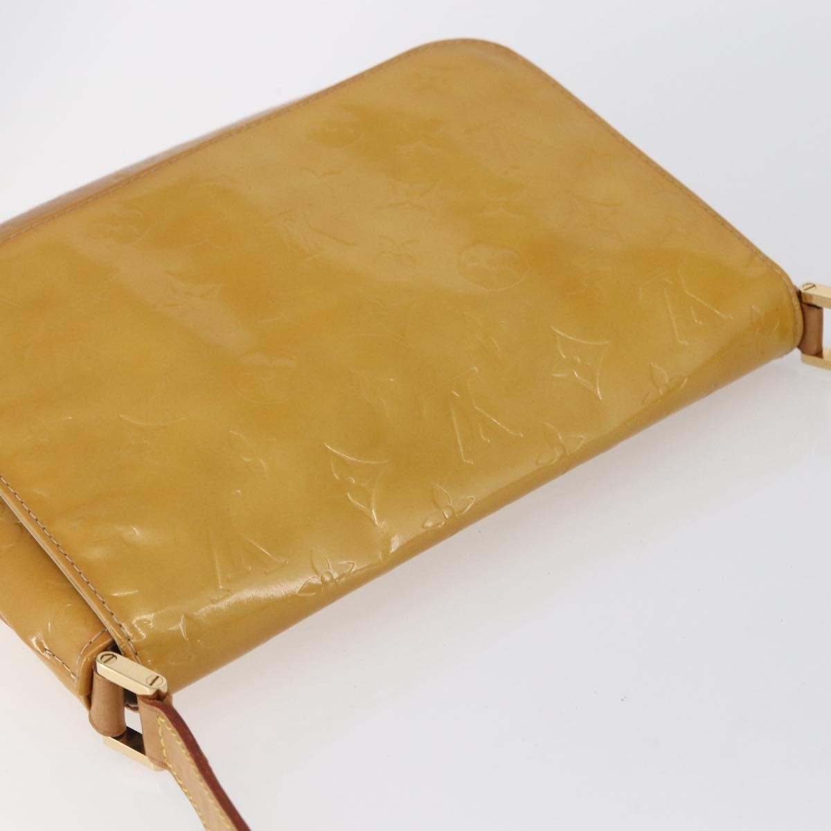 Louis Vuitton Thompson Street Monogram Vernis Beige Patent_Leather Shoulder Bag Bag (Pre-Owned)