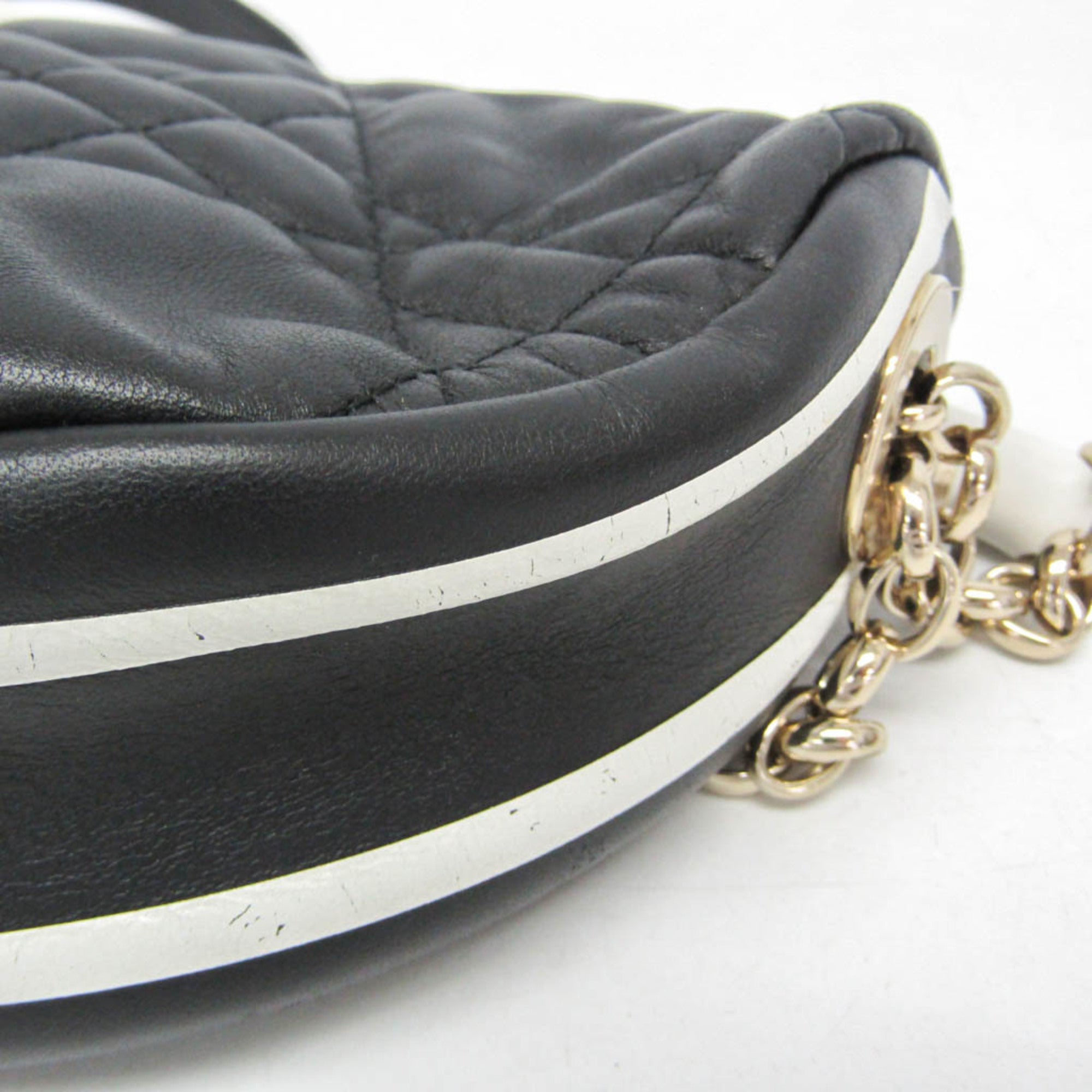 Christian Dior Vibe Hobo Cannage Quilt Lambskin Black Leather Handbag (Pre-Owned)