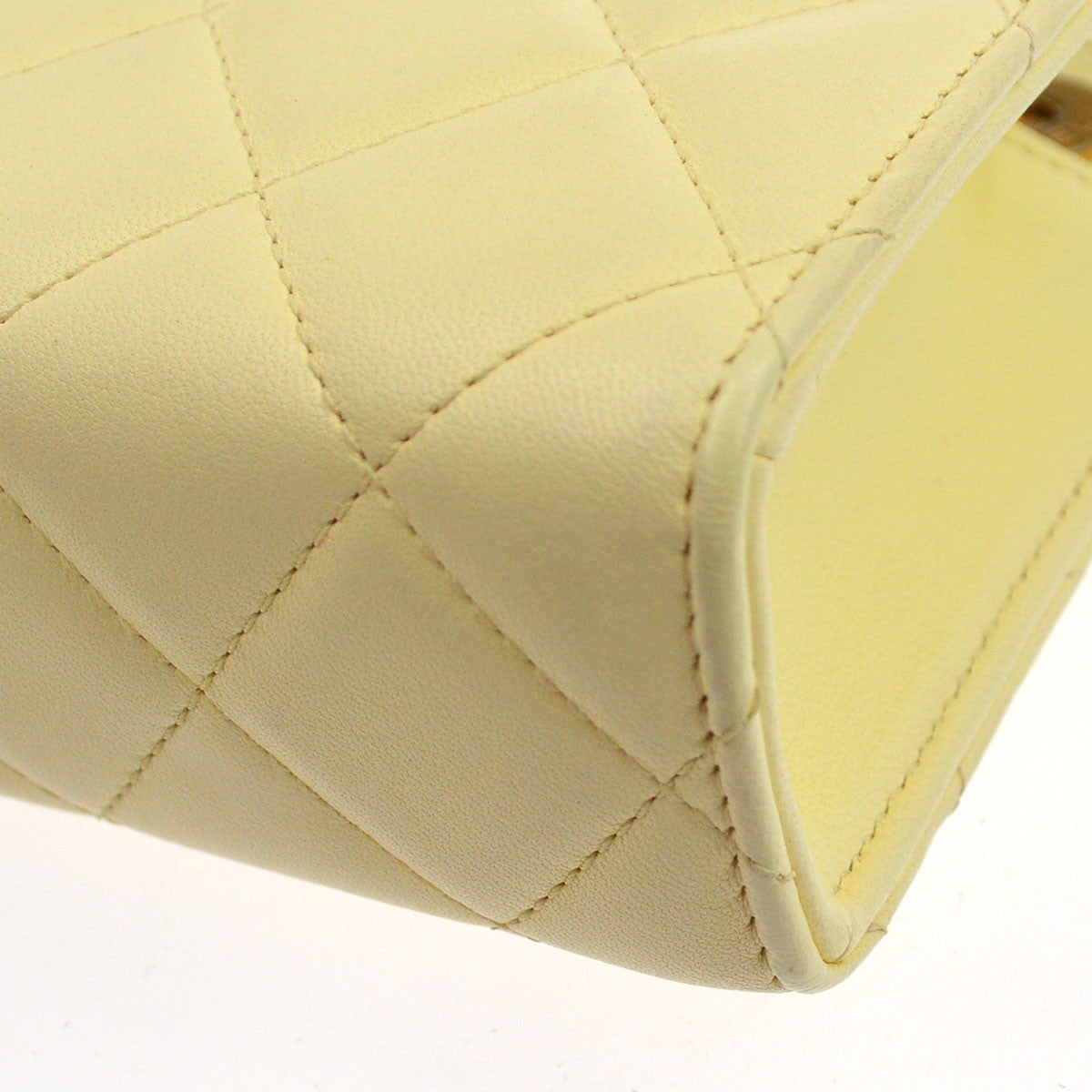 Chanel Evening By The Sea Lambskin Beige Leather Clutche & Pouche Bag (Pre-Owned)