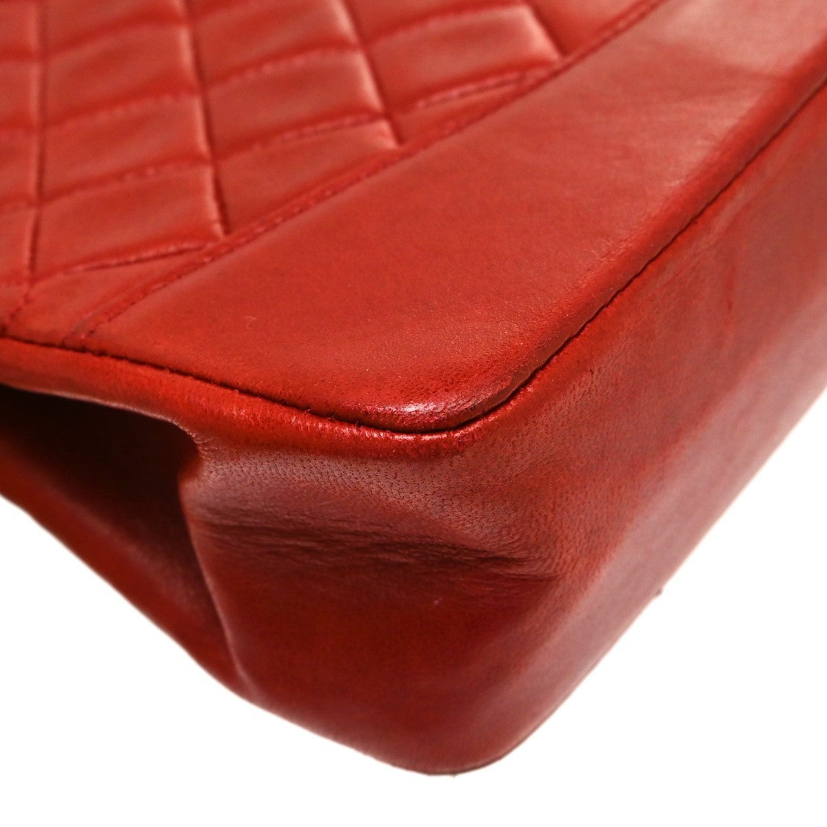 Chanel 31 Shopping Quilted Lambskin Red Leather Shoulder Bag Bag (Pre-Owned)