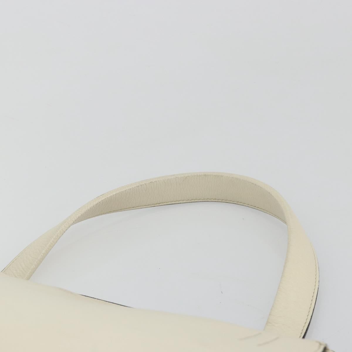 Celine Edge Leather White Leather Handbag (Pre-Owned)