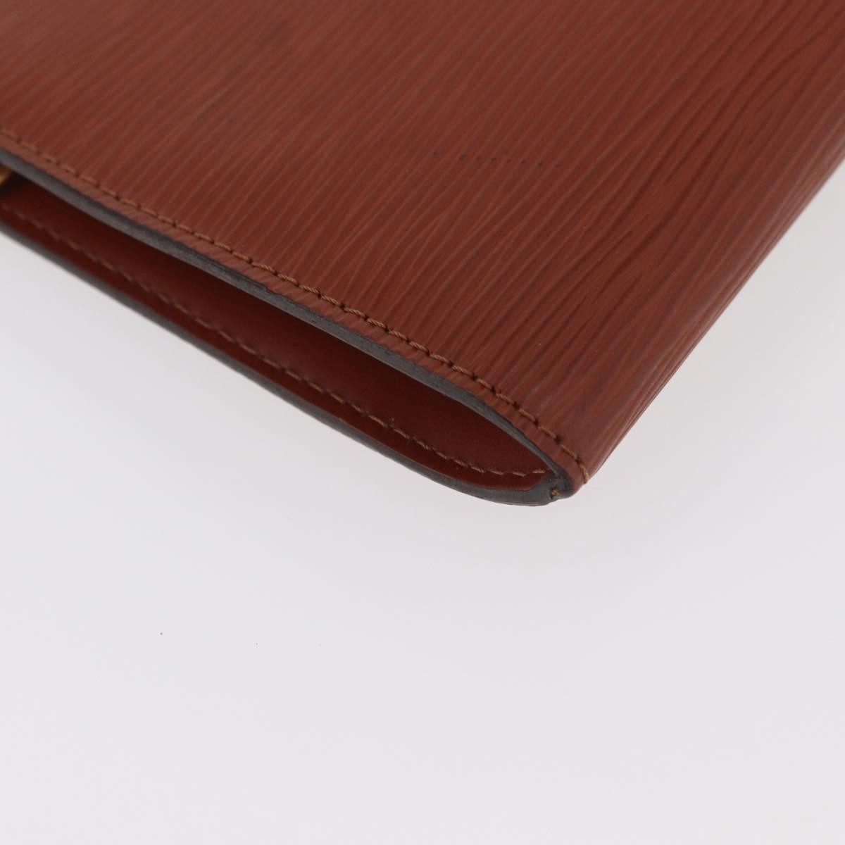 Louis Vuitton Pochette Accessoires Epi Leather Brown Leather Clutche & Pouche Bag (Pre-Owned)