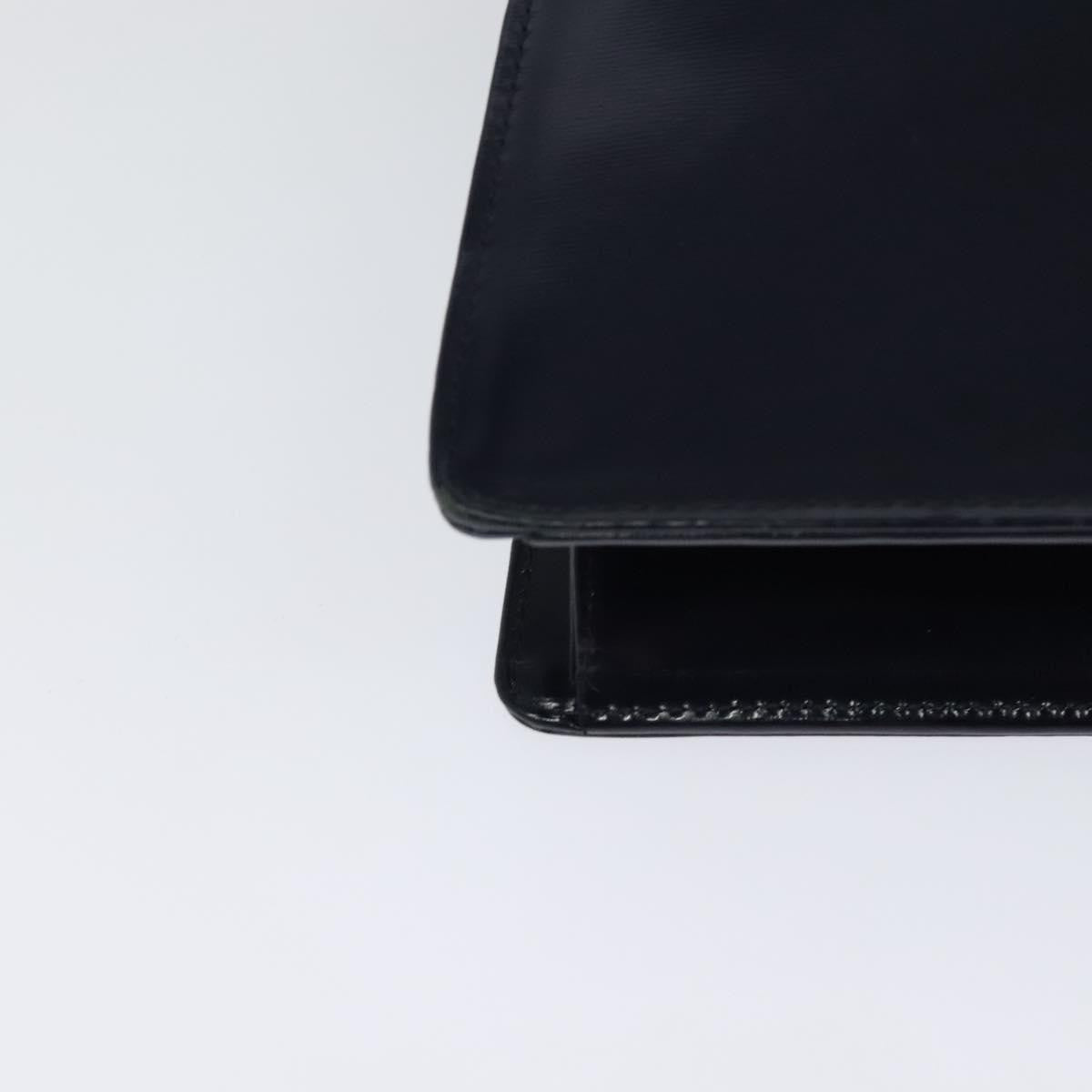 Saint Laurent Vintage Flap Leather Black Leather Shoulder Bag Bag (Pre-Owned)