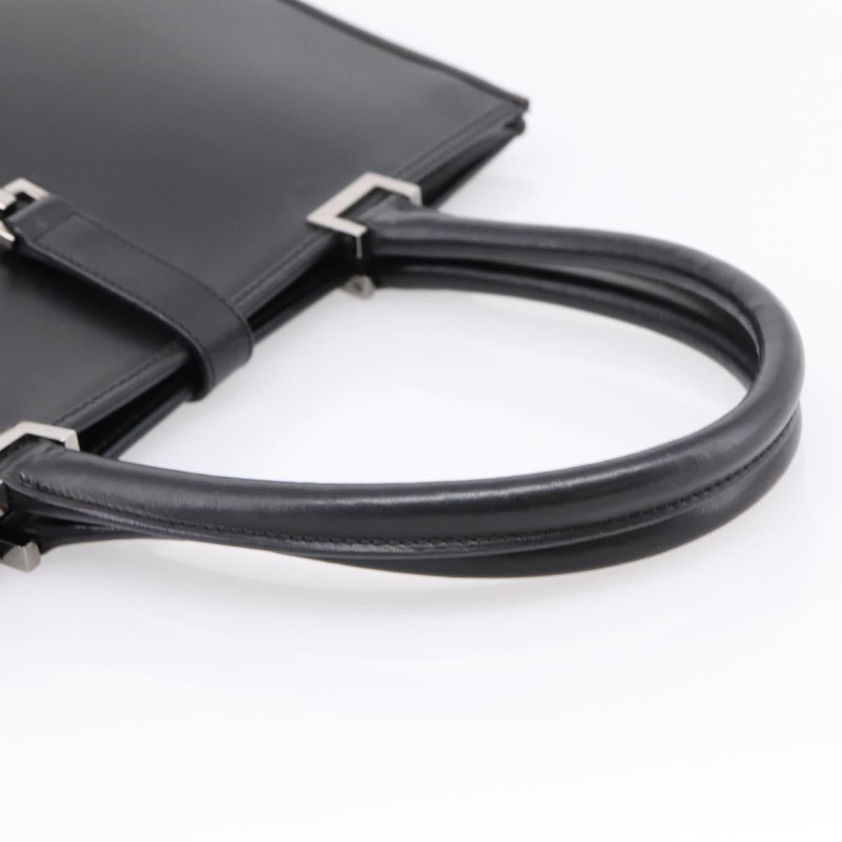 Gucci Jackie Leather Black Leather Tote Bag Bag (Pre-Owned)