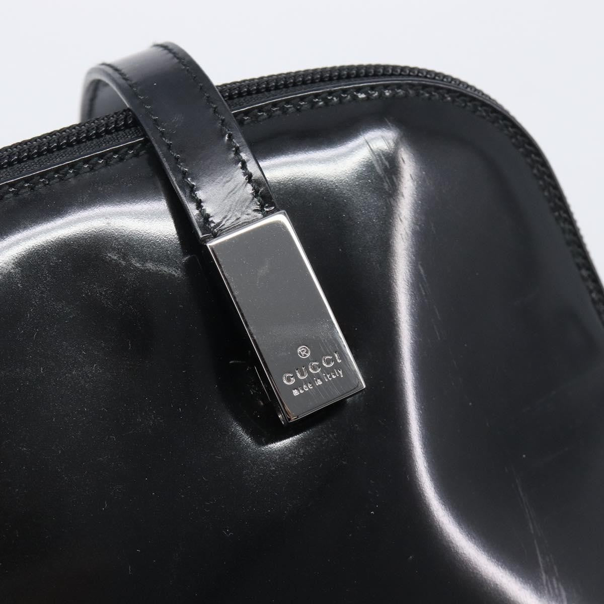 Gucci Shoulder Patent Leather Black Patent_Leather Shoulder Bag Bag (Pre-Owned)