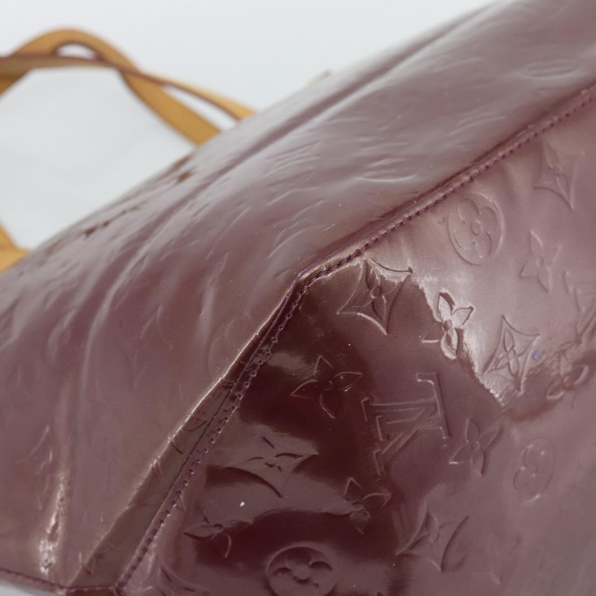 Louis Vuitton Bellevue Monogram Vernis Purple Patent_Leather Tote Bag Bag (Pre-Owned)