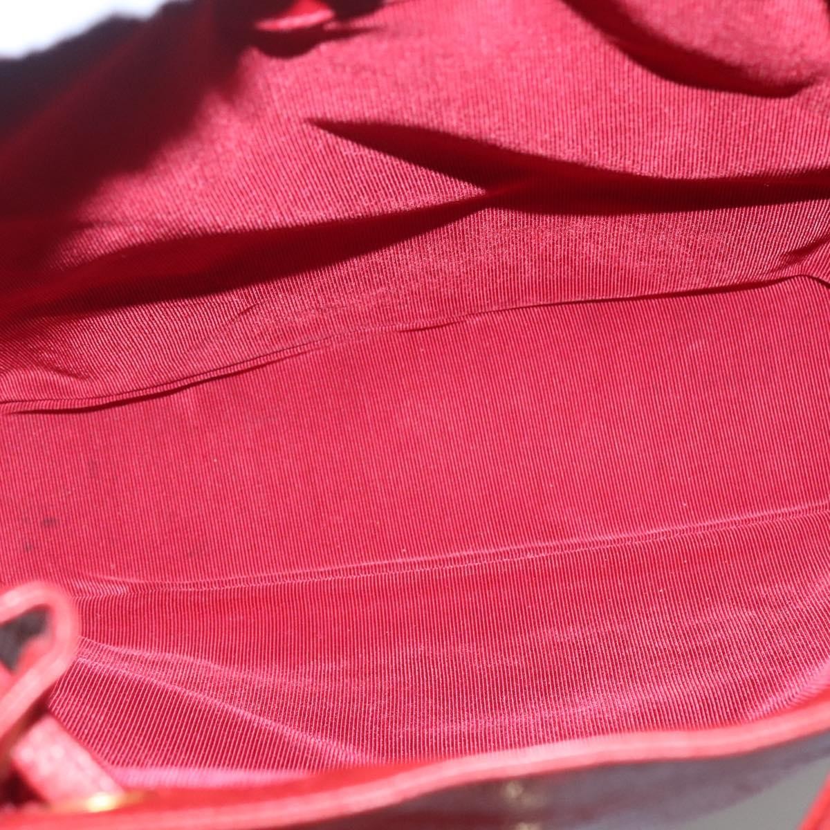 Chanel Vintage Caviar Red Leather Backpack Bag (Pre-Owned)