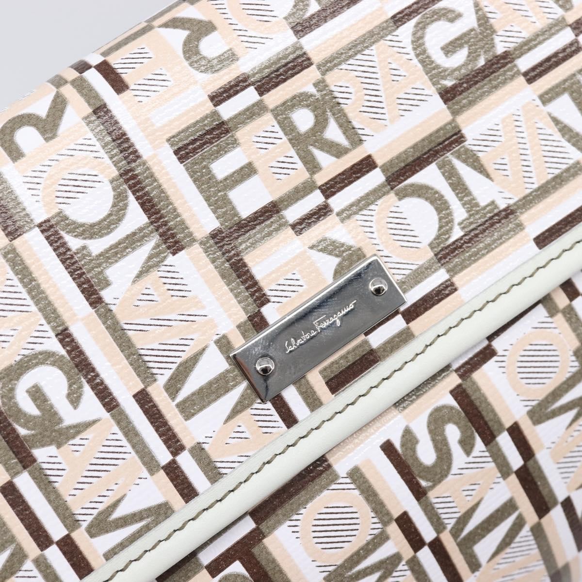 Salvatore Ferragamo Vintage Clutch Canvas Multicolour Canvas Clutche & Pouche Bag (Pre-Owned)