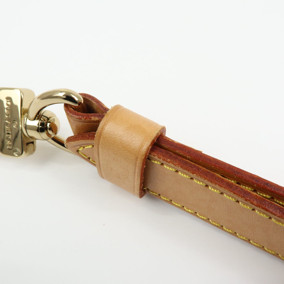 Louis Vuitton Adjustable Shoulder Strap Vachetta Leather Beige Leather Straps Accessory (Pre-Owned)