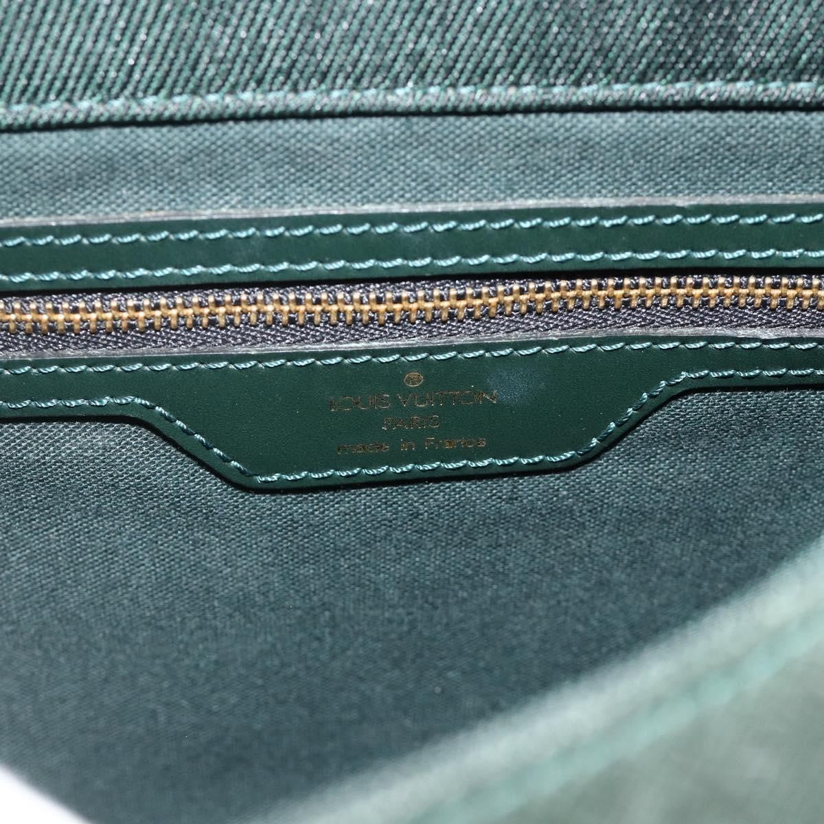 Louis Vuitton Cassiar Taiga Leather Green Leather Backpack Bag (Pre-Owned)