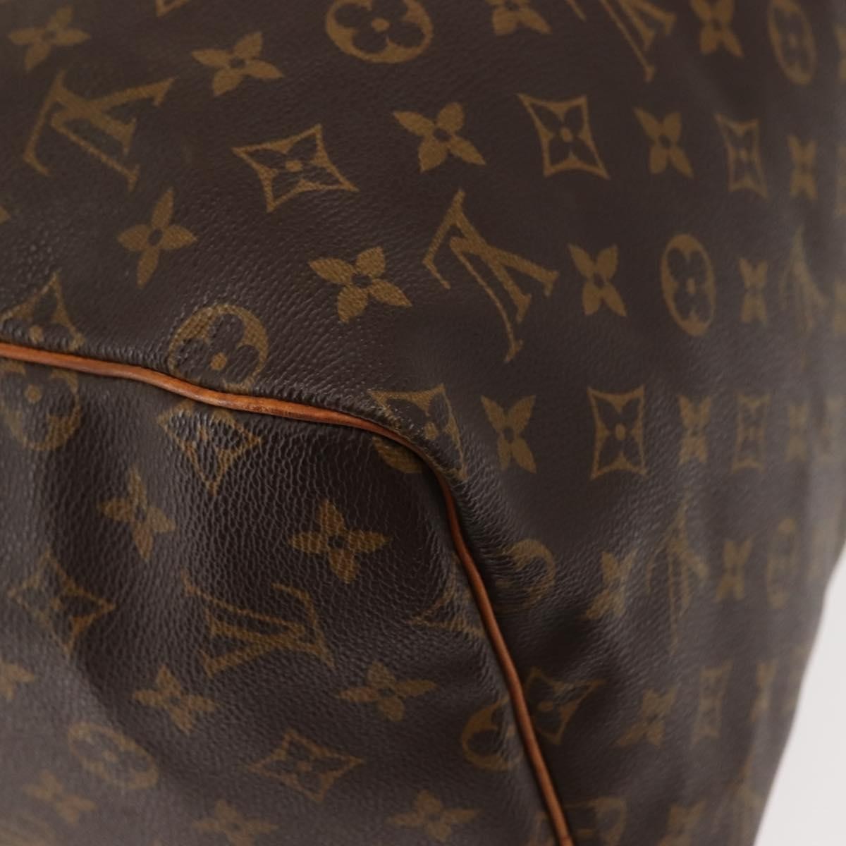 Louis Vuitton Keepall Monogram Canvas Brown Canvas Travel Bag Bag (Pre-Owned)