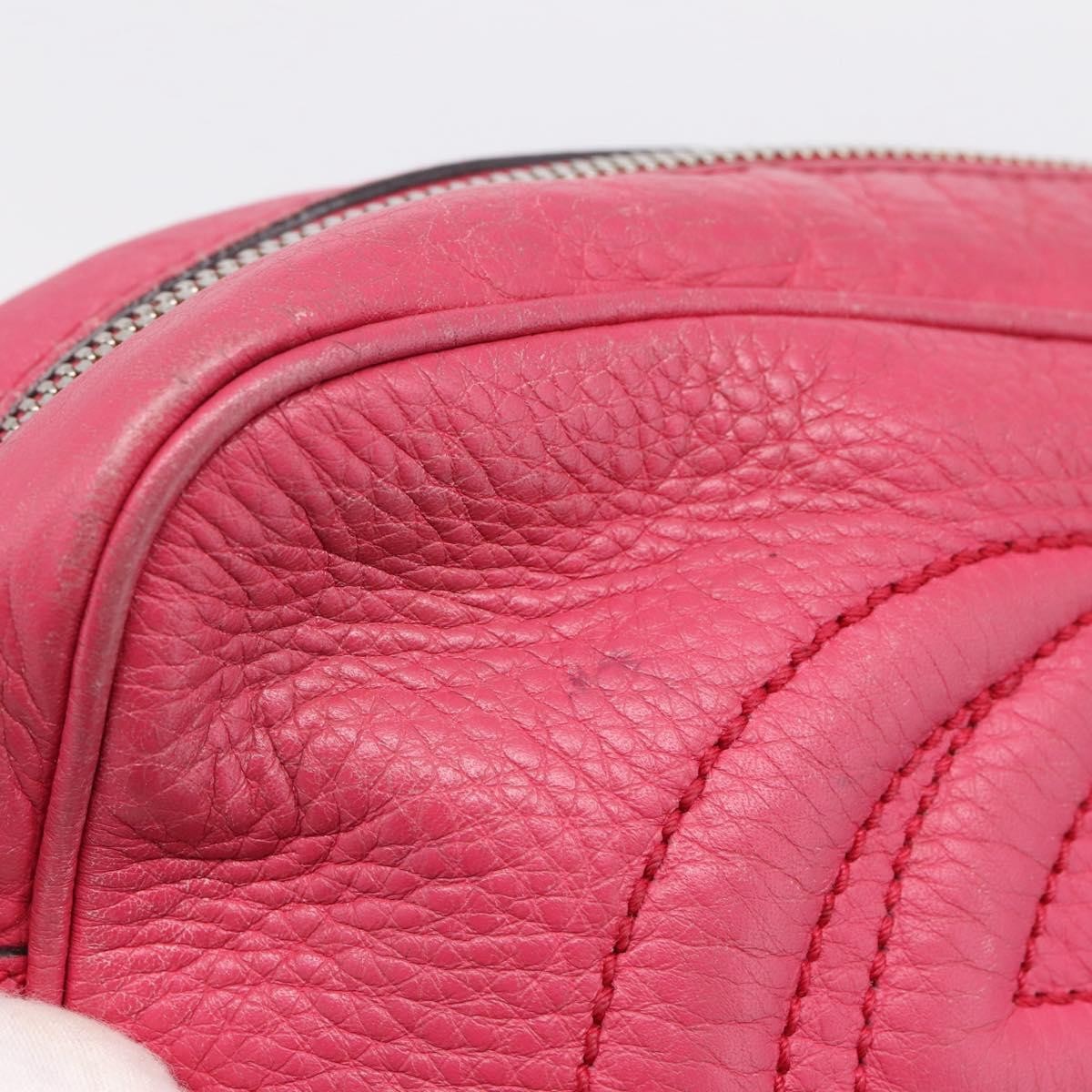 Gucci Soho Disco Leather Pink Leather Crossbody Bag Bag (Pre-Owned)