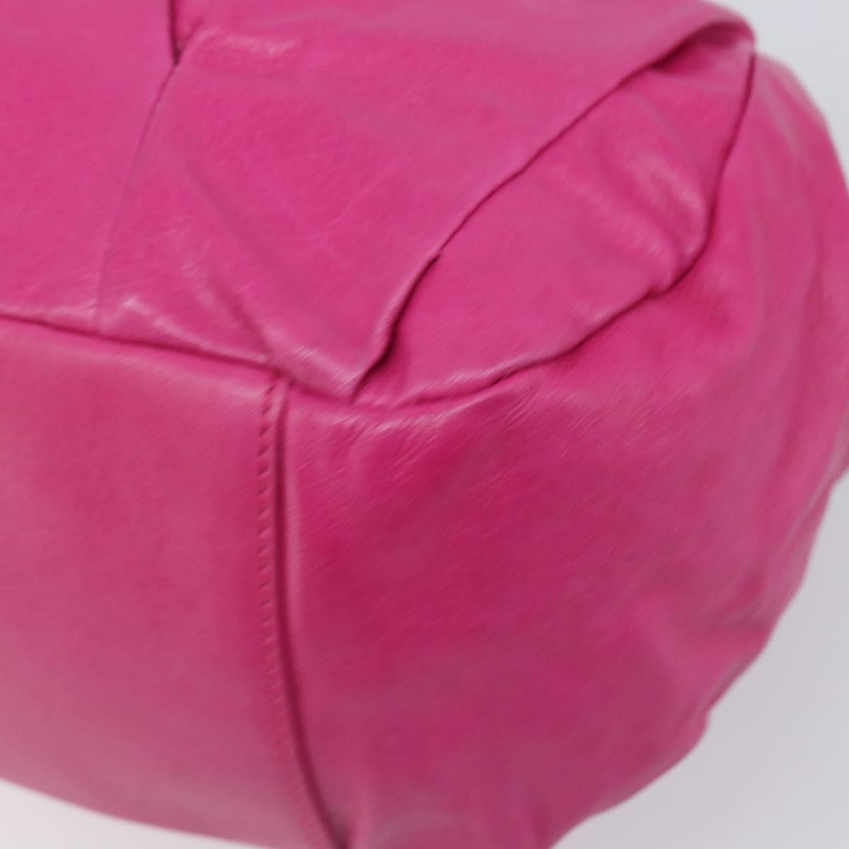 Miu Miu Shoulder Leather Pink Leather Shoulder Bag Bag (Pre-Owned)