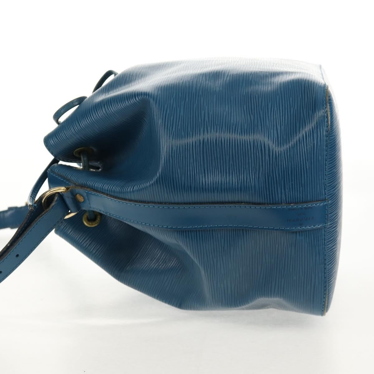 Louis Vuitton Petit Noe Epi Leather Blue Leather Shoulder Bag Bag (Pre-Owned)