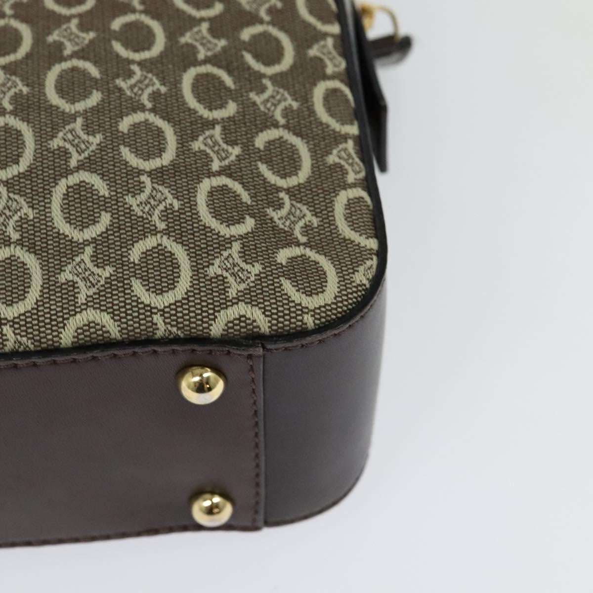 Celine C Macadam Canvas Gray Canvas Handbag (Pre-Owned)