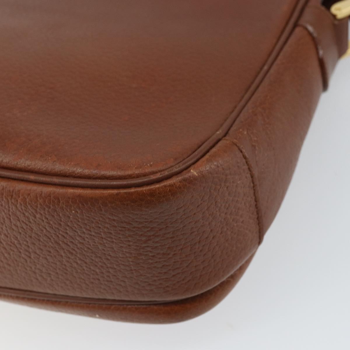 Burberry Vintage Leather Brown Leather Shoulder Bag Bag (Pre-Owned)